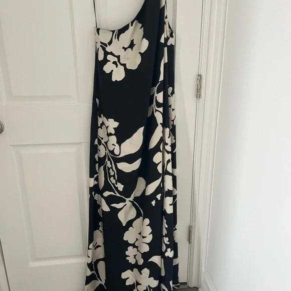 La Double J Roy Dress | Winter Jasmine in Twill Silk (Small) - Picture 3 of 7